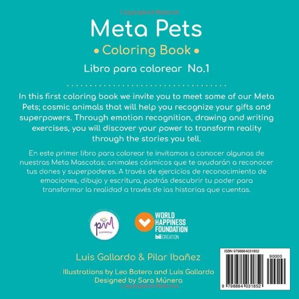 Livre de coloriage Meta Pets n°1